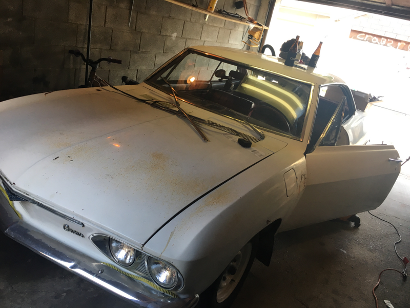 The Corvair of many names, if you look closesly you can see a Cletus in his natural habitat.
